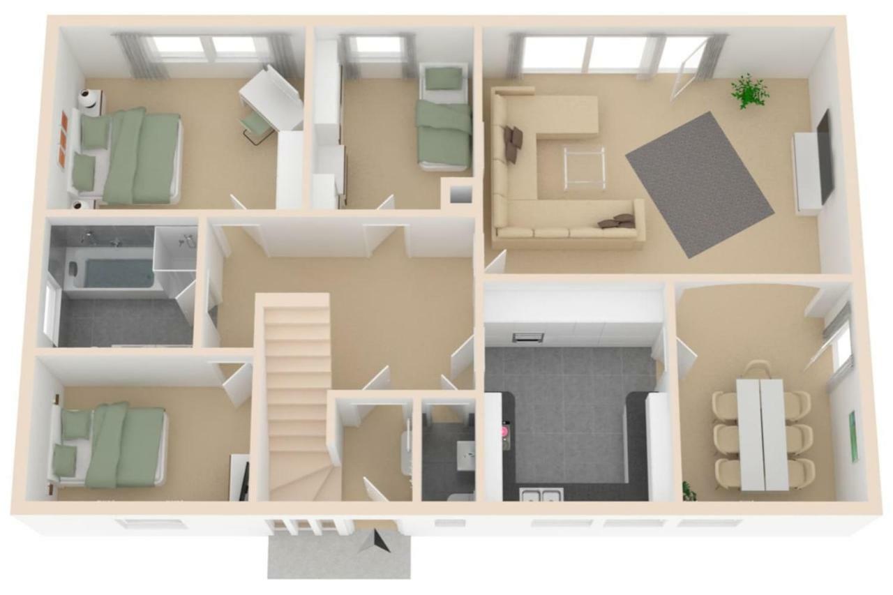 Tolle 125M² Erdgeschosswohnung Im Einzelhaus Kaltenkirchen Exteriör bild